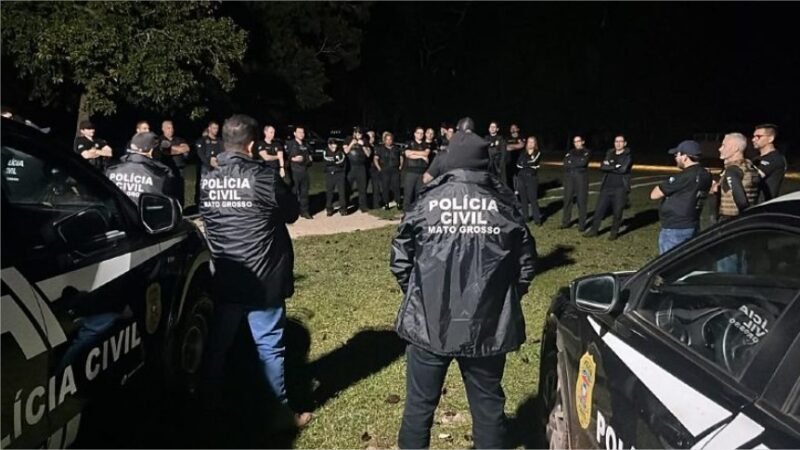 Polícia Civil desarticula facção criminosa em Rosário Oeste com 20 ordens judiciais