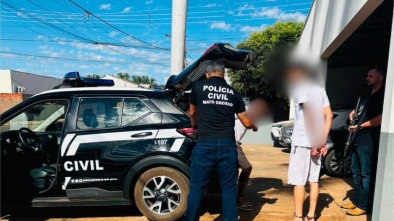 Polícia Civil prende cinco suspeitos de envolvimento em crimes de tortura, sequestro, cárcere privado e organização criminosa em Pedra Preta