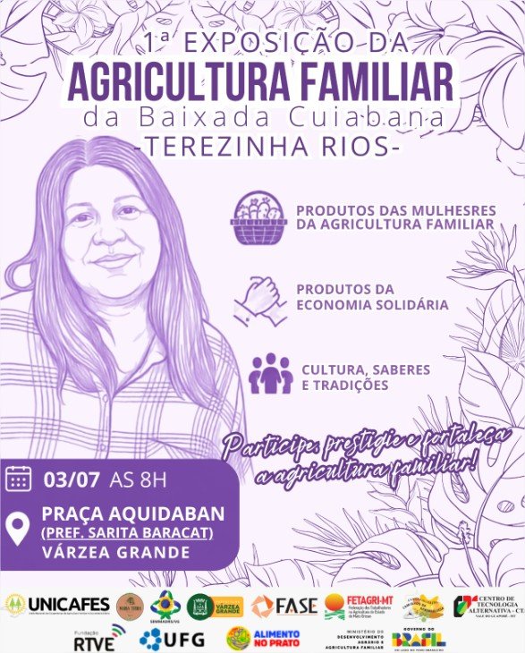 Várzea Grande recebe 1ª Exposição da Agricultura Familiar da Baixada Cuiabana nesta sexta-feira (3)