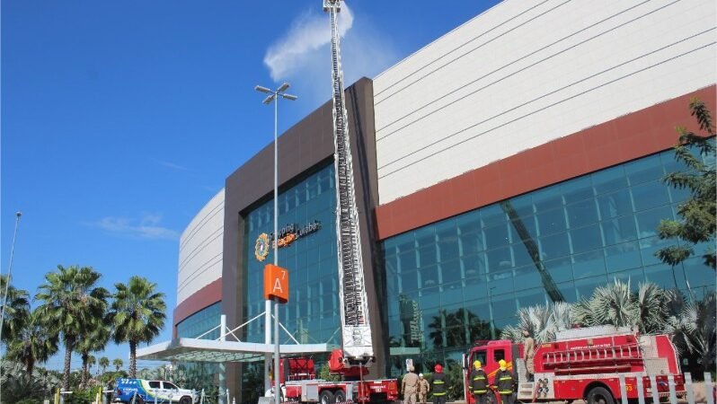 Shopping da capital realiza simulado de emergência para reforçar protocolos de segurança