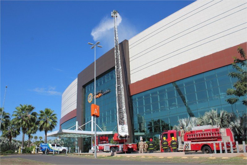 Shopping da capital realiza simulado de emergência para reforçar protocolos de segurança