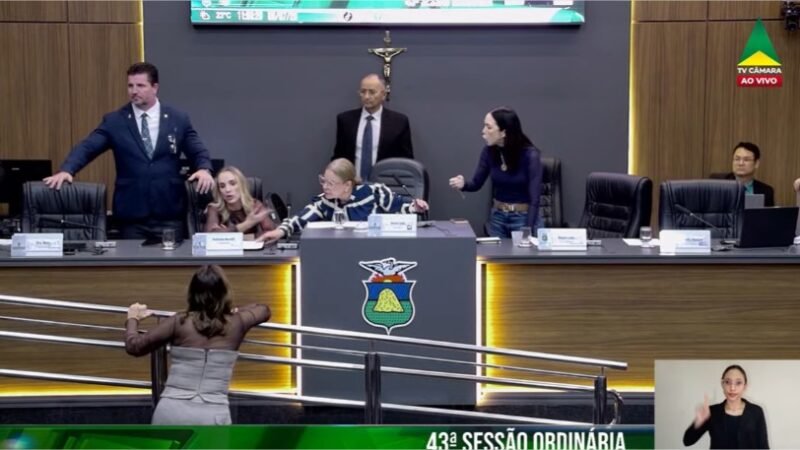 Discussão entre vereadores causa tumulto durante sessão na Câmara de Cuiabá