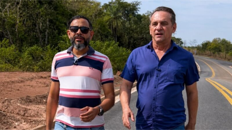 Wilson Santos viabiliza R$ 9 milhões e leva asfalto à zona rural de Acorizal