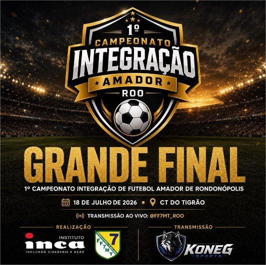 Campeonato de Futebol Amador em Rondonópolis premia campeão com R$ 10 mil neste sábado