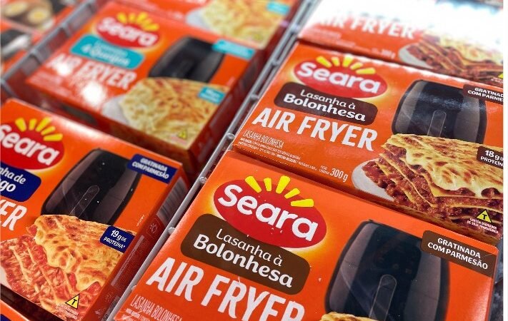 Seara lidera vendas no mercado de lasanhas com primeira linha para Air Fryer