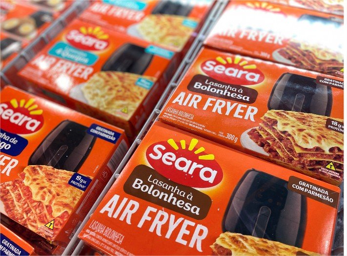 Seara lidera vendas no mercado de lasanhas com primeira linha para Air Fryer