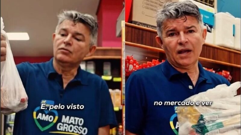 Pré-candidato ao Senado pelo PL gravou vídeo em mercado, comparou valores da picanha e afirmou que trabalhadores enfrentam alta constante nos preços