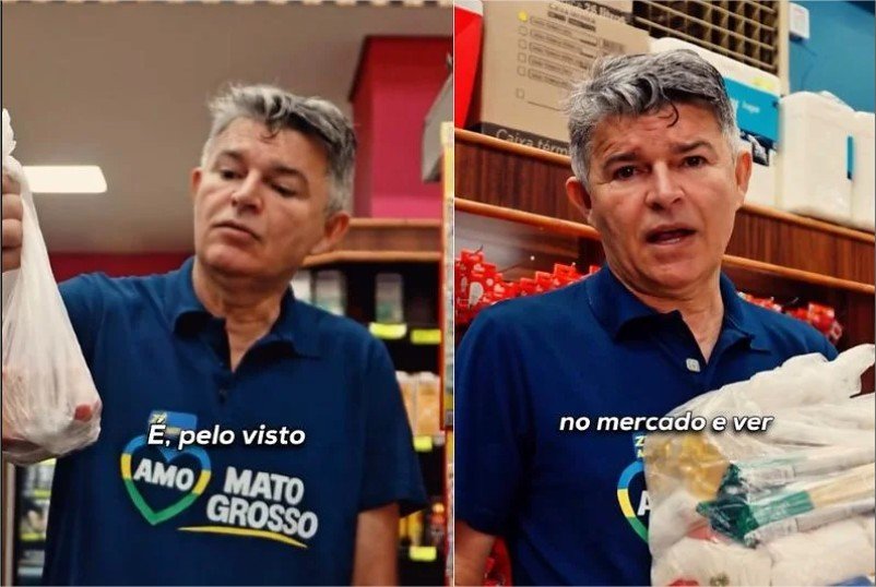 Pré-candidato ao Senado pelo PL gravou vídeo em mercado, comparou valores da picanha e afirmou que trabalhadores enfrentam alta constante nos preços
