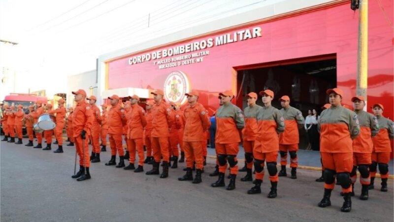 Corpo de Bombeiros fortalece atendimento na Região Oeste de MT com nova unidade operacional