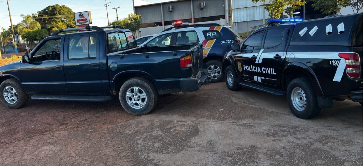 Polícias Civil e Militar recuperam veículo furtado e apreendem adolescente em Guiratinga
