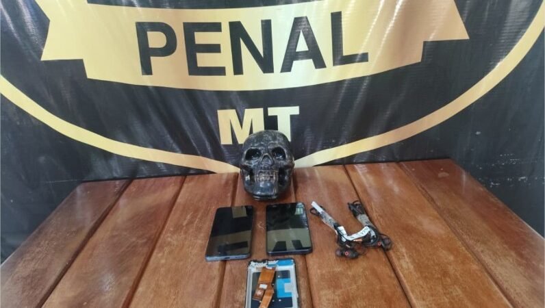 Policiais penais apreendem materiais lançados por drone na Mata Grande