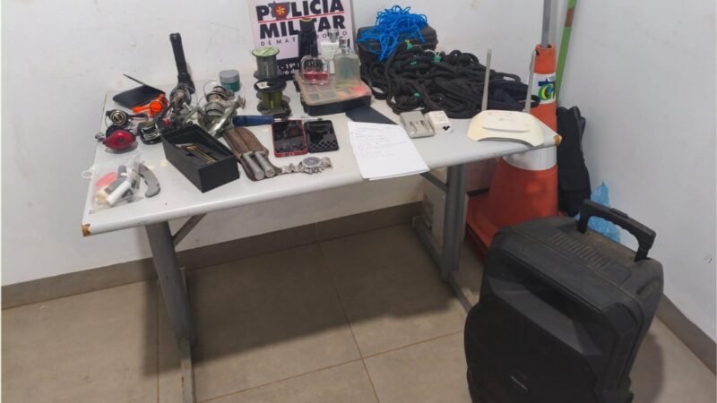 Polícia Militar prende quadrilha suspeita por furtos na zona rural do município