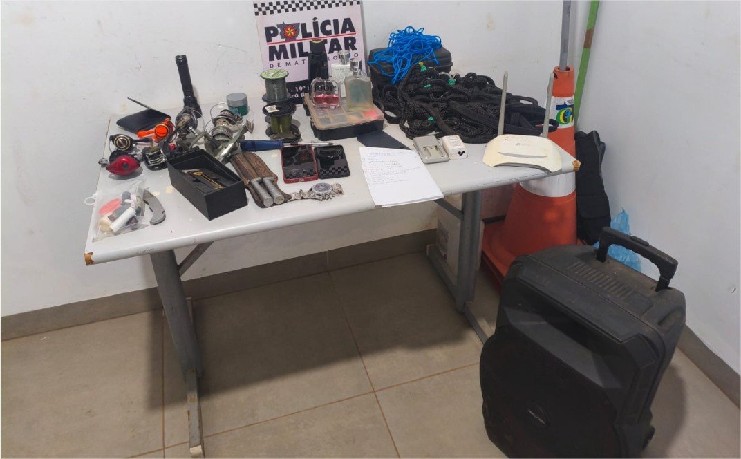 Polícia Militar prende quadrilha suspeita por furtos na zona rural do município