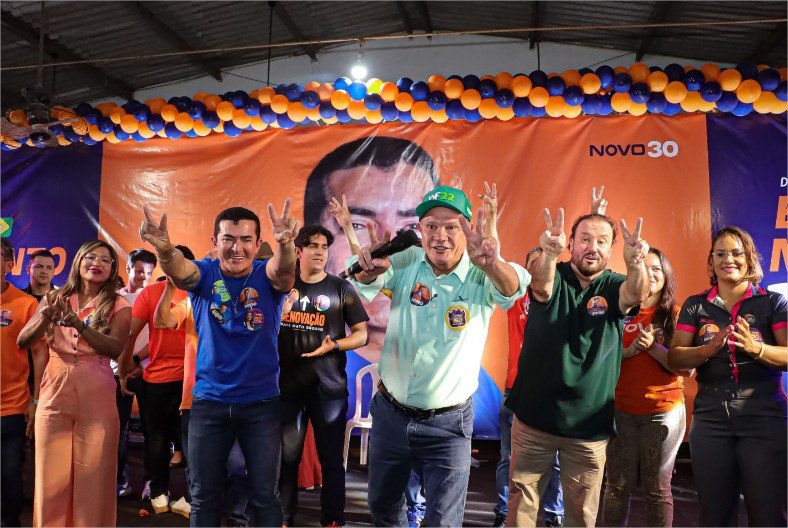 Lançamento de campanha de Elizeu Nascimento reúne cerca de 3 mil pessoas e lideranças de Mato Grosso