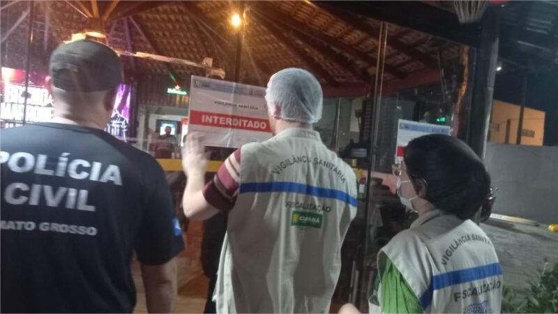 Polícia Civil e Vigilância Sanitária interditam pela terceira vez restaurante na Capital