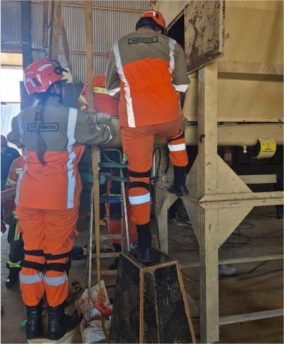 Operação contou com apoio do CIOPAER e de equipes especializadas para o salvamento e transporte aeromédico da vítima