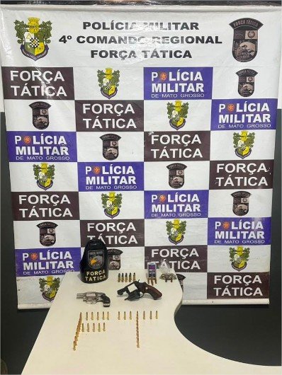 Polícia Militar prende suspeito por venda de armas dentro de bar em Rondonópolis