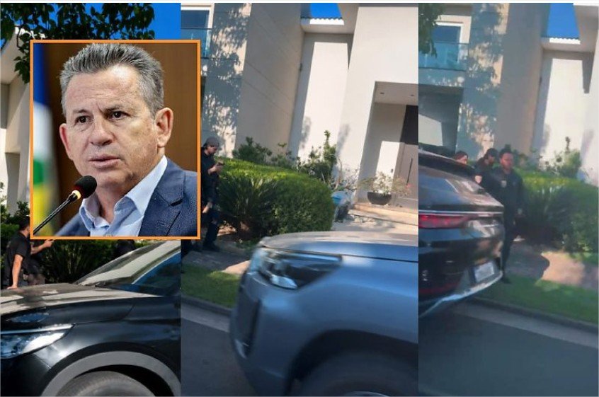 PF faz busca na casa de Mauro Mendes em operação sobre suposto desvio de R$ 308 milhões