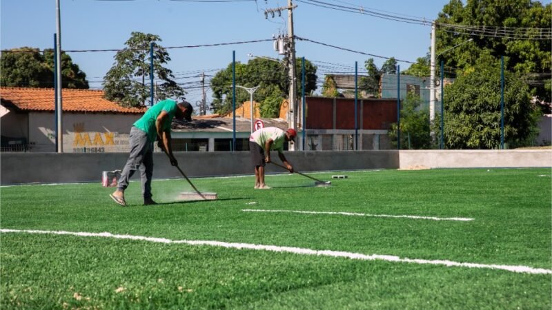 Novo campo do Parque da Família será entregue em 22 de agosto, anuncia prefeito