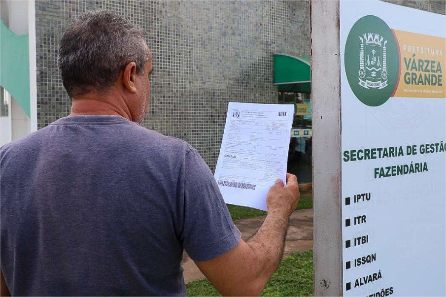 Várzea Grande oferece até 80% de desconto em juros e multas no Refis 2026