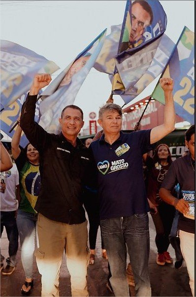Ao lado de José Medeiros, Coronel Assis faz “blitz da Direita” em Várzea Grande