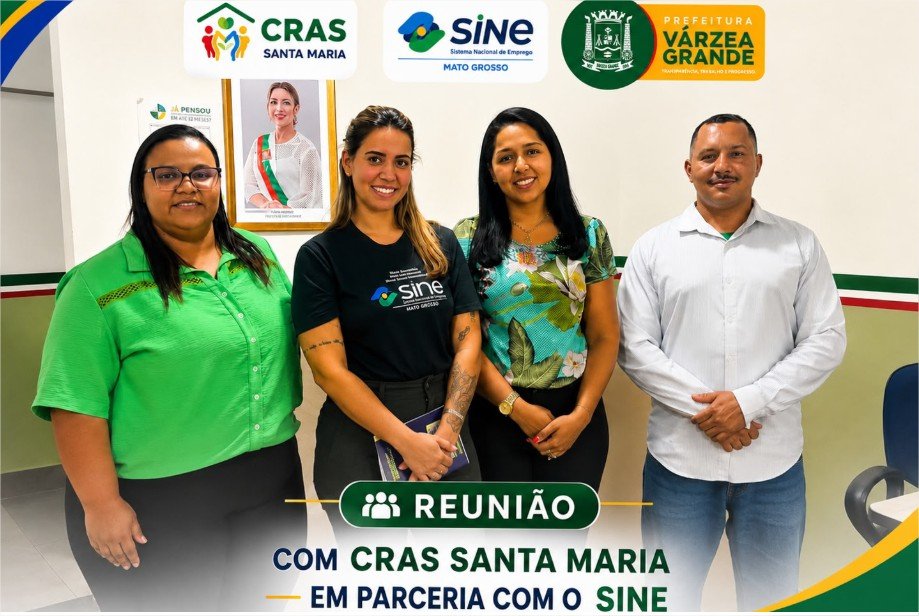 CRAS Santa Maria e Sine de Várzea Grande promovem Balcão de Emprego com mais de 500 vagas nesta sexta-feira (07)
