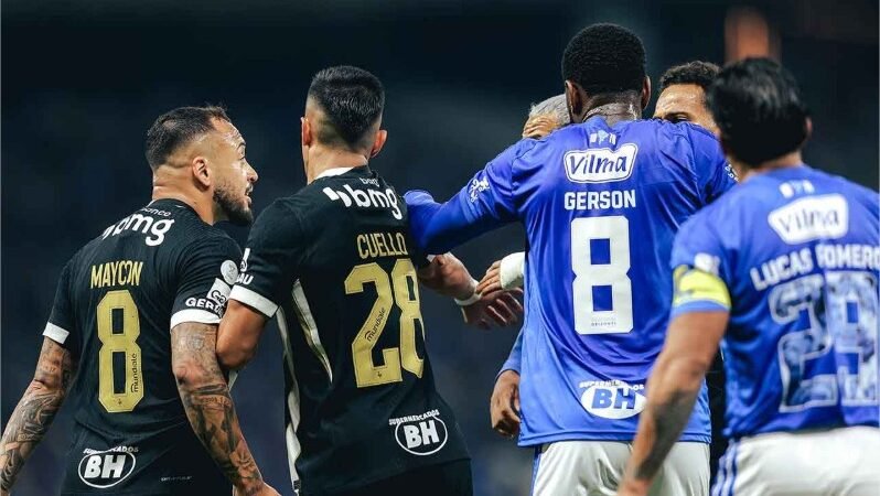 Cruzeiro e Atlético fazem clássico quente, mas ficam no empate