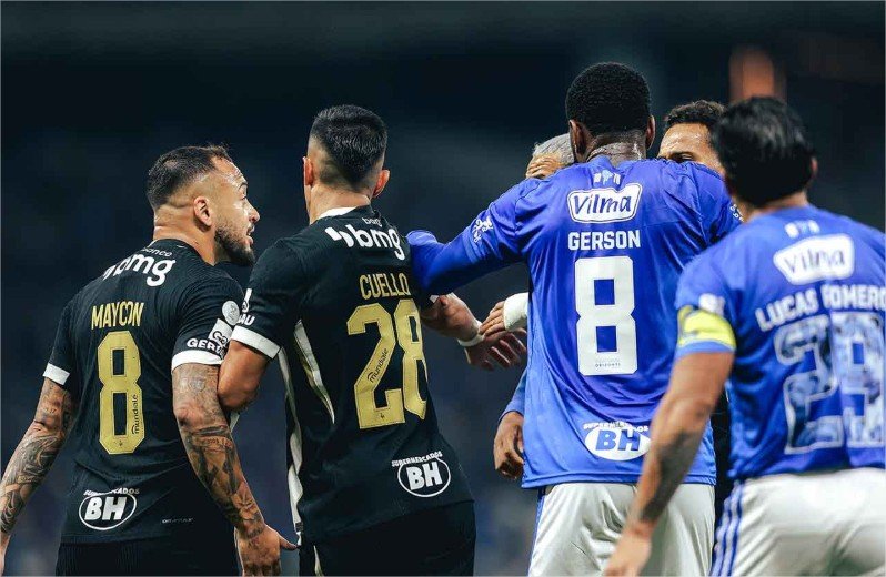 Cruzeiro e Atlético fazem clássico quente, mas ficam no empate