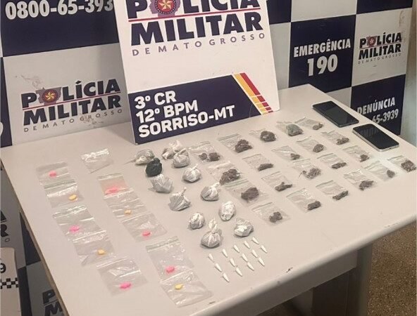 Polícia Militar prende duas mulheres e apreende adolescente por tráfico de drogas
