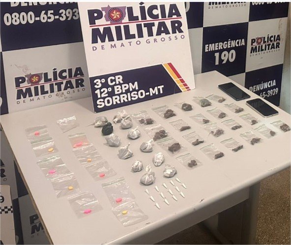 Polícia Militar prende duas mulheres e apreende adolescente por tráfico de drogas