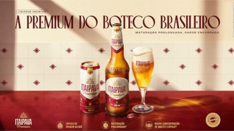 Grupo Petrópolis celebra a cultura de boteco com o lançamento de nova embalagem de Itaipava Premium