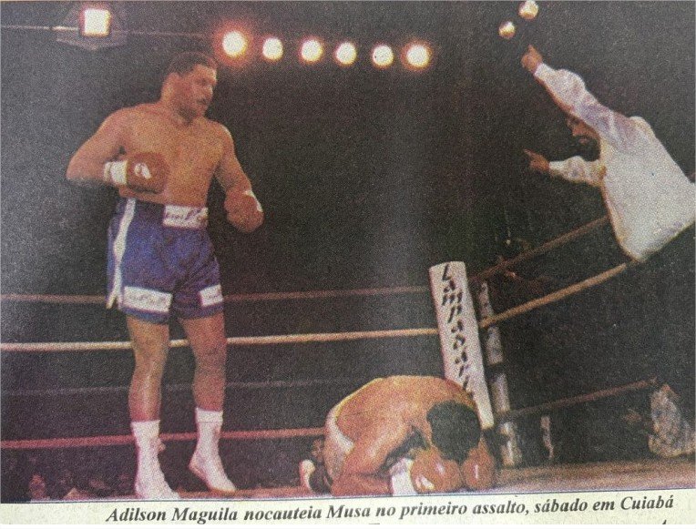 O dia em que a edilidade e o povo cuiabano adotaram o gigante dos ringues: a Câmara de Cuiabá concede a Maguila o título de Cidadão Cuiabano (1997)