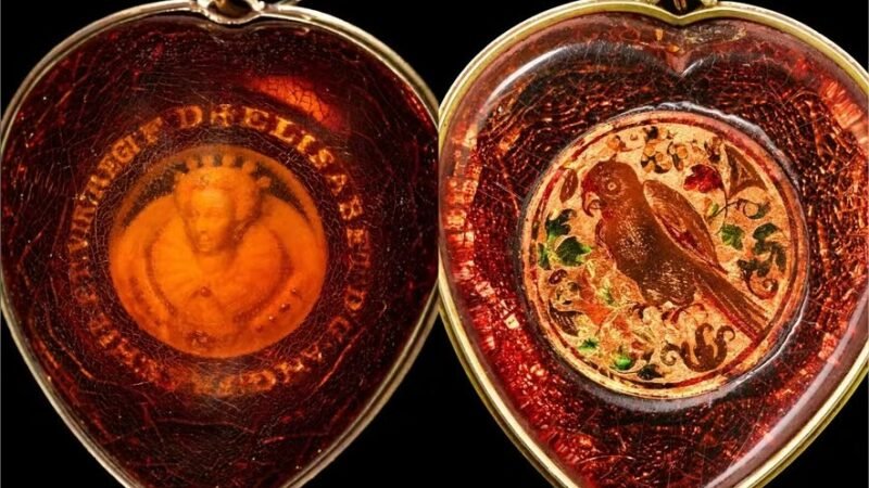 Raro pingente de Elisabeth 1ª feito em âmbar vai a leilão por até R$ 1 milhão