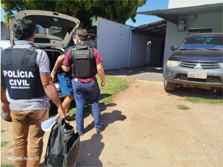 Polícia Civil prende investigado em Reserva do Cabaçal
