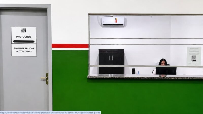 Você sabe como protocolar uma solicitação na Câmara Municipal de Várzea Grande?