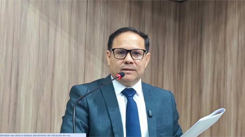 Raul Curvo cobra celeridade nas obras e destaca atendimento de indicações em Várzea Grande