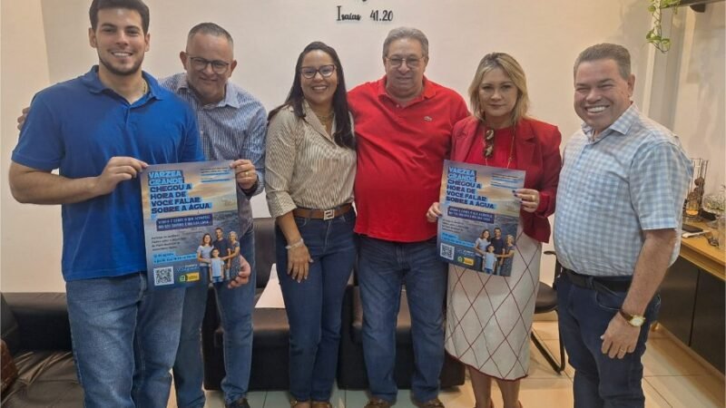 Audiência pública do PMSB acontece hoje (12), às 18h30, no Fiotão, em Várzea Grande