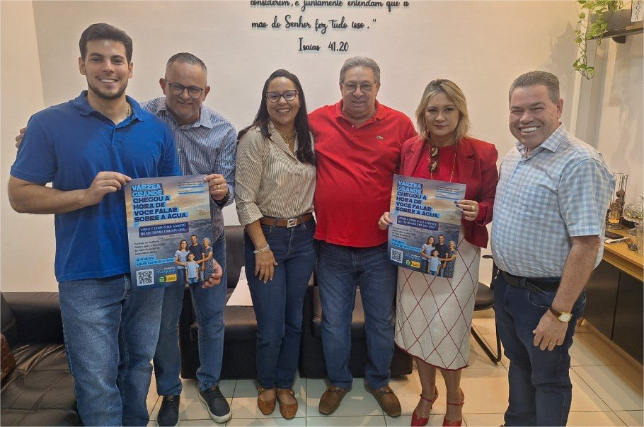 Audiência pública do PMSB acontece hoje (12), às 18h30, no Fiotão, em Várzea Grande