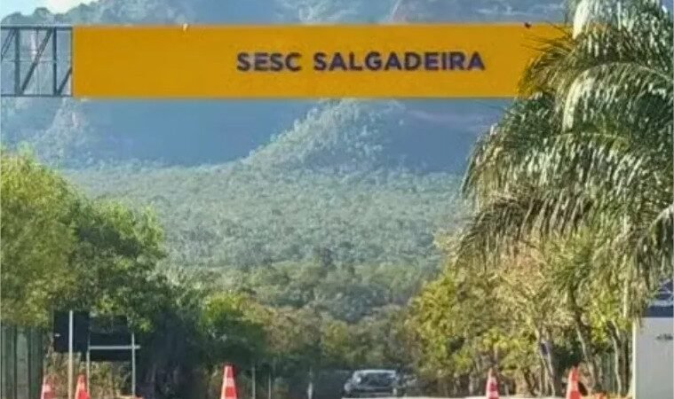 MP mira pórtico da Salgadeira e apura se nova estrutura “estragou” o visual da estrada para Chapada dos Guiamarães