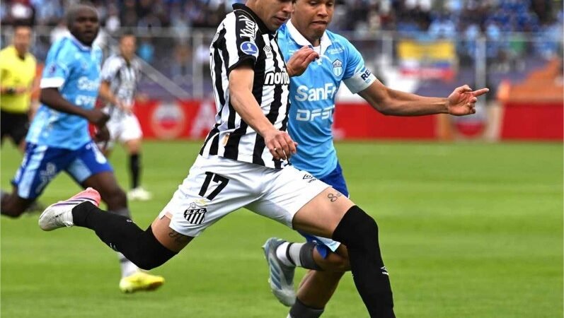Santos, com time alternativo, empata no Equador e avança na Sula
