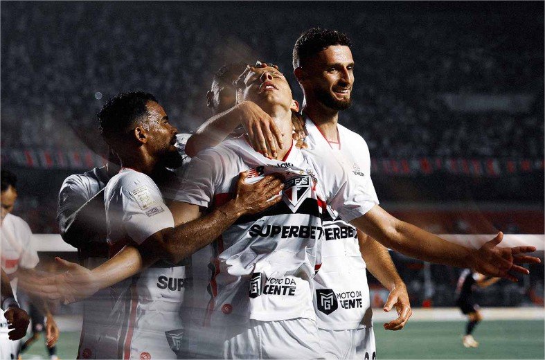 São Paulo bate o Bragantino e encerra jejum no Brasileirão