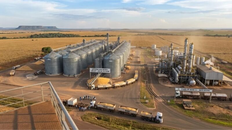 Consumo interno de milho em Mato Grosso deve crescer 9,12% na safra 2025/26 impulsionado pelo etanol