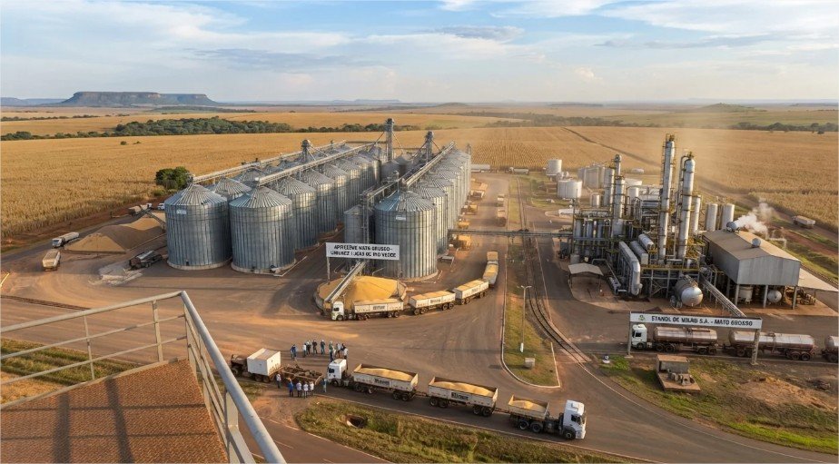Consumo interno de milho em Mato Grosso deve crescer 9,12% na safra 2025/26 impulsionado pelo etanol
