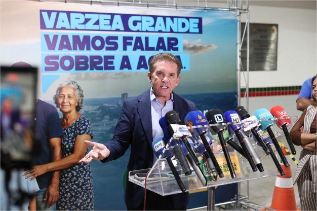 Sérgio Ricardo defende união de forças para resolver crise de água em Várzea Grande