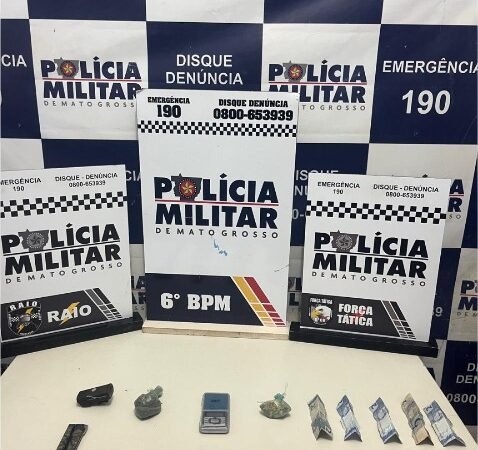 Polícia Militar prende três suspeitos de facção por tentativa de homicídio em Cáceres