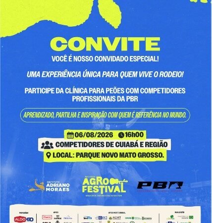Competidores da PBR promovem workshop gratuito para quem sonha em seguir carreira no rodeio em Cuiabá