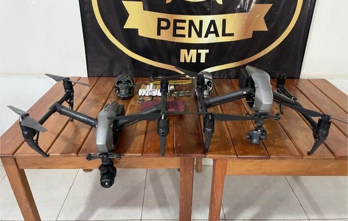 Drone é interceptado e materiais ilícitos são apreendidos em unidade prisional