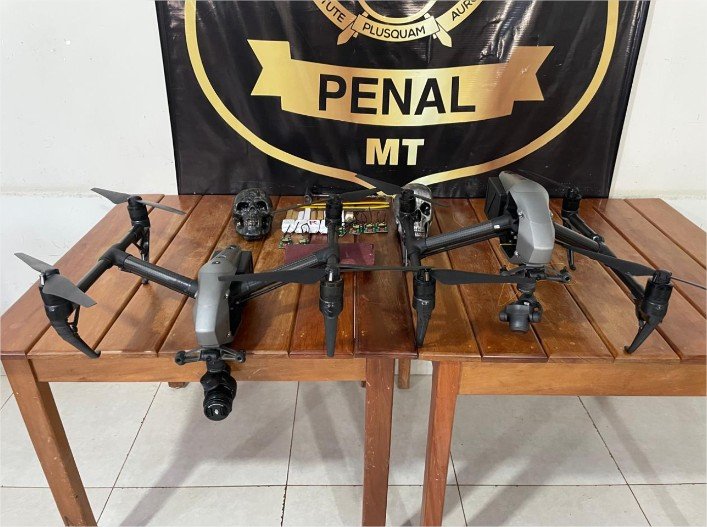 Drone é interceptado e materiais ilícitos são apreendidos em unidade prisional