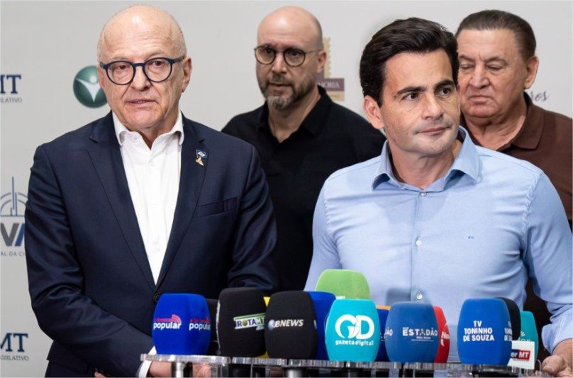 Fábio Garcia recua de vice e concorrerá à reeleição; Pedro Taques já sofreu derrota por crise jurídica em sua candidatura
