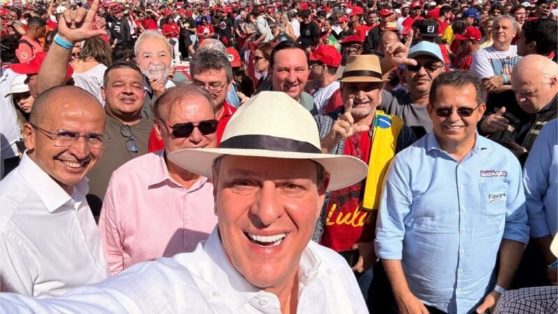 Fávaro marca presença no lançamento da campanha de Lula em São Bernardo do Campo